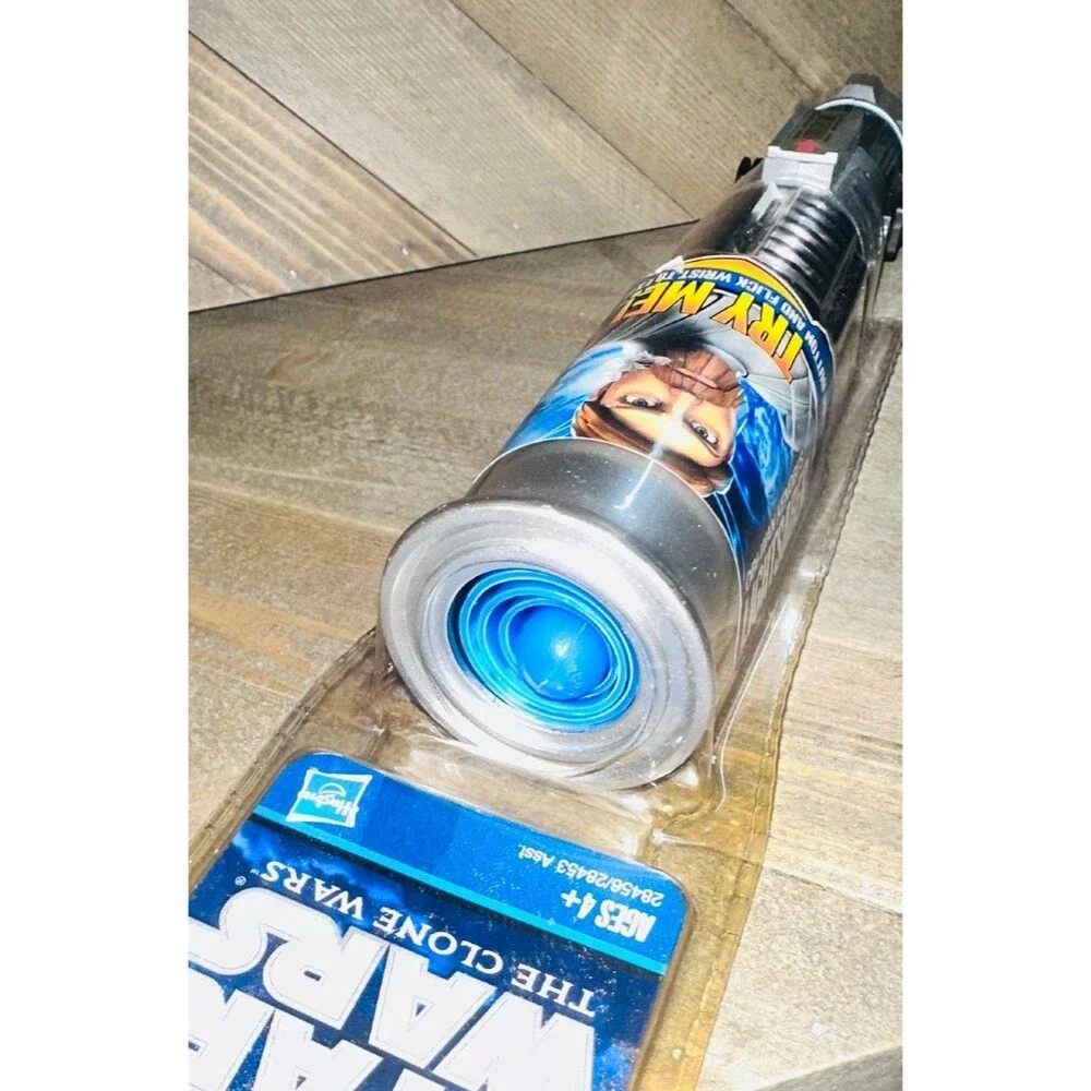 Star Wars 2011 Obi-Wan Kenobi Lightsaber Hasbro 28456/28453 NEW Blue Flick Open